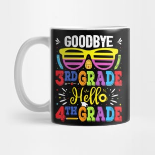 Kids Goodbye 3Rd Grade Hello 4Th Grade Back To School Mug